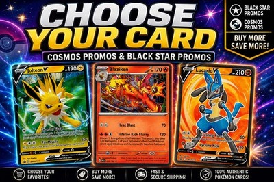 Pokémon Cosmos & Black Star Promos | Choose Your Card | V Holo NM/M