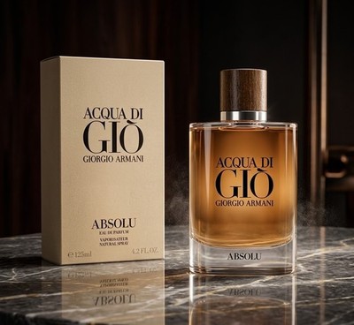 Gio Golden Men's Eau De Parfum 4.2 Oz 125ml Long Lasting Cologne Spray New