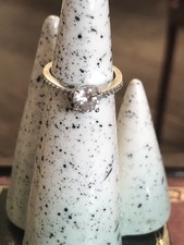 Silver Ring With Cubic Zirconia Stones