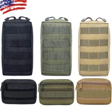 Tactical Vest Belt Molle Accessory Bag EDC Pouch CS Field Toolkit Storage Holder