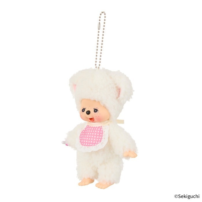 メ*0様 モンチッチFurMonchhichi CharmMascotBeige Sekiguchi Chamu Monchhichi Girl Friends Series S Size - White | eBay