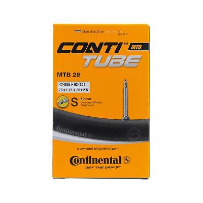 CONTINENTAL Camara de aire para bicicleta MTB 26x1.75-2.30' VALVULA 60 mm