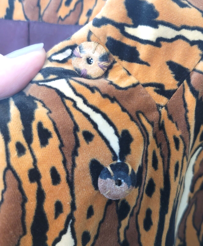 Vintage Mod 1960s Saks Fifth Avenue Animal Print Coat Size 6-8 - Picture 22 of 22
