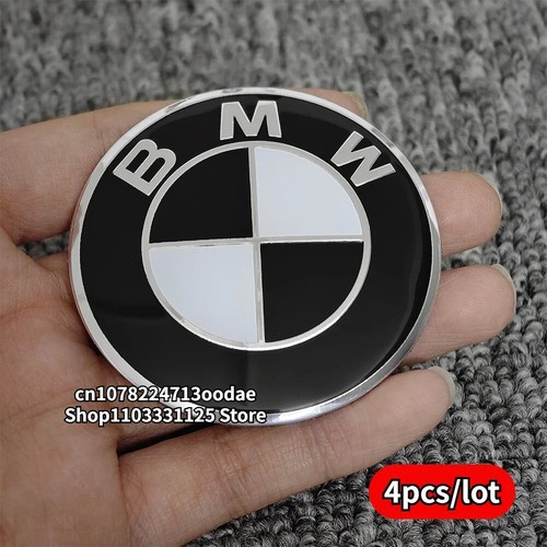 Pegatina de aluminio para tapacubos central de rueda de coche 4 piezas 56 mm 60 mm 65 mm 70 mm para BMW - Imagen 26 de 37