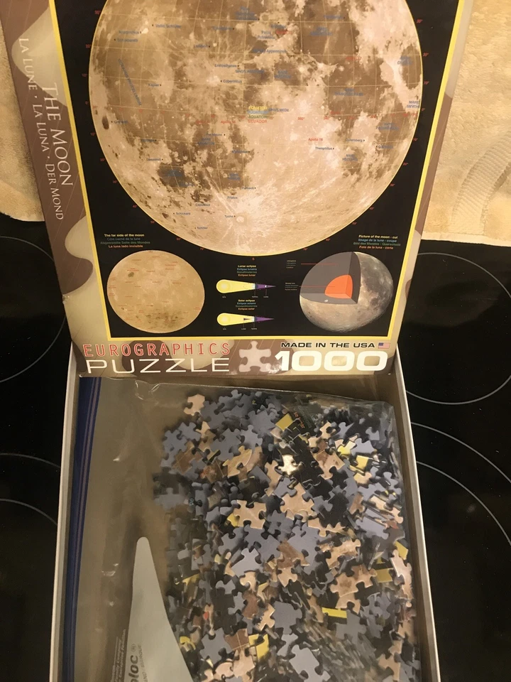 1000 Piezas Rompecabezas Juguetes Educativos La Luna Puzzle Juguete Juego Regalo Gratis S Foto 2 de 3