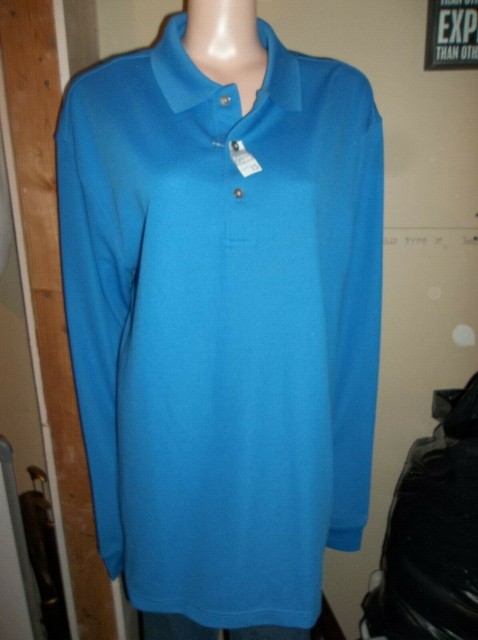 grand slam performance long sleeve polo