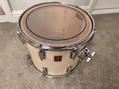 PREMIER SOUNDWAVE 2 SOCKELLASCHEN POWER TOM DRUM 14X12 METALLISCHE AUSTER - SELTEN!