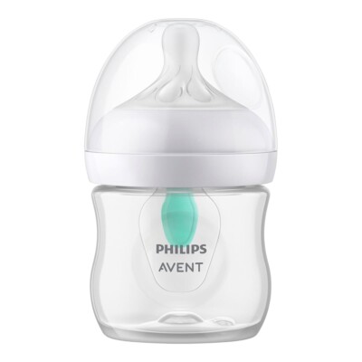 Philips Avent Natural Response 4 x Babyflaschen mit Airfree Ventil 0M+125ml  NEU