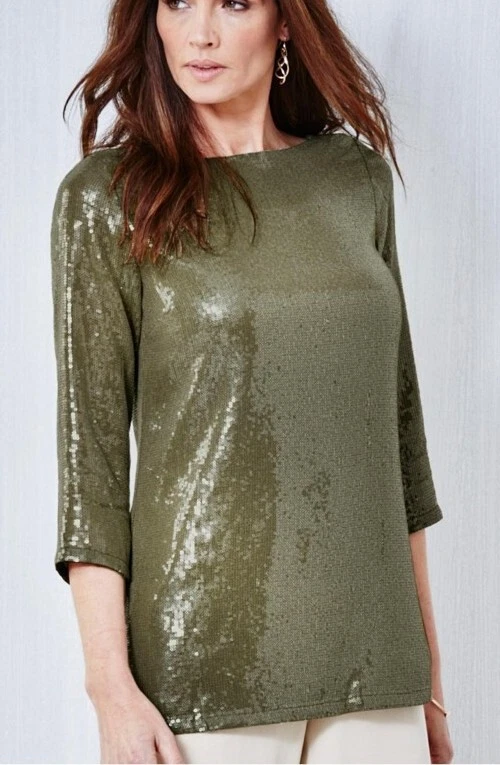 Joanna hope sales sequin tops