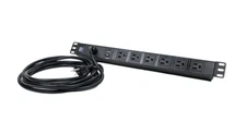 Chatsworth 6 Outlet Basic Horizontal Rack-Mount Power Strip