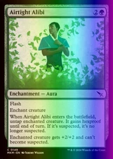 MTG Magic the Gathering Airtight Alibi (149/499) Murders at Karlov Manor LP FOIL