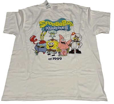 Nickelodeon Est. 1999 Men's T-Shirt - Spongebob Squarepants Graphic Tee