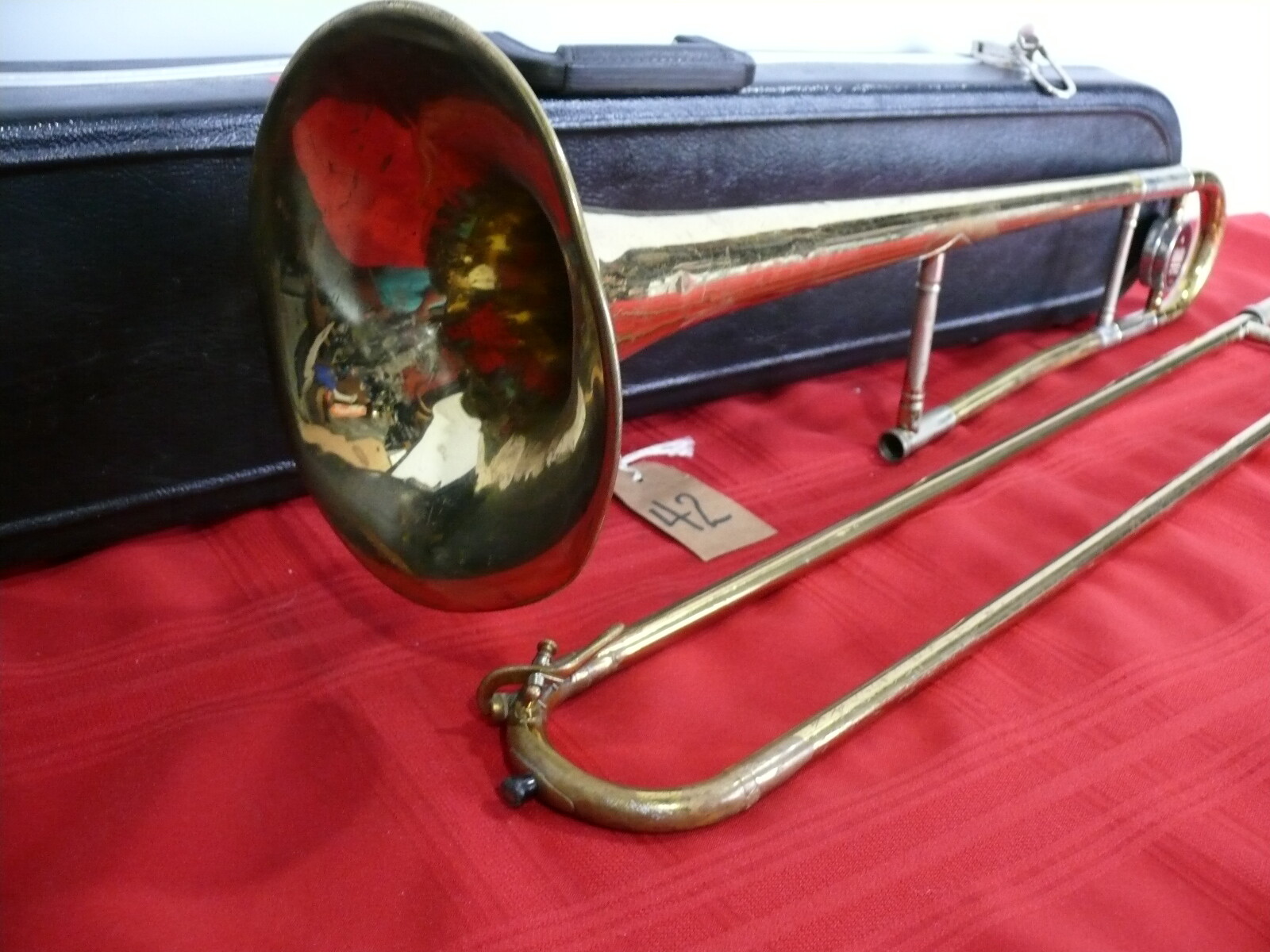 King Trombone for parts or repair. LOT of 2 Trombones with cases. eBay