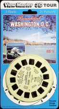 Beautiful Washington D.C. Set 2 3d View-Master 3 Reel Packet SEALED