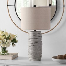 SAFAVIEH Alron 26.5 Table Lamp | Grey |
