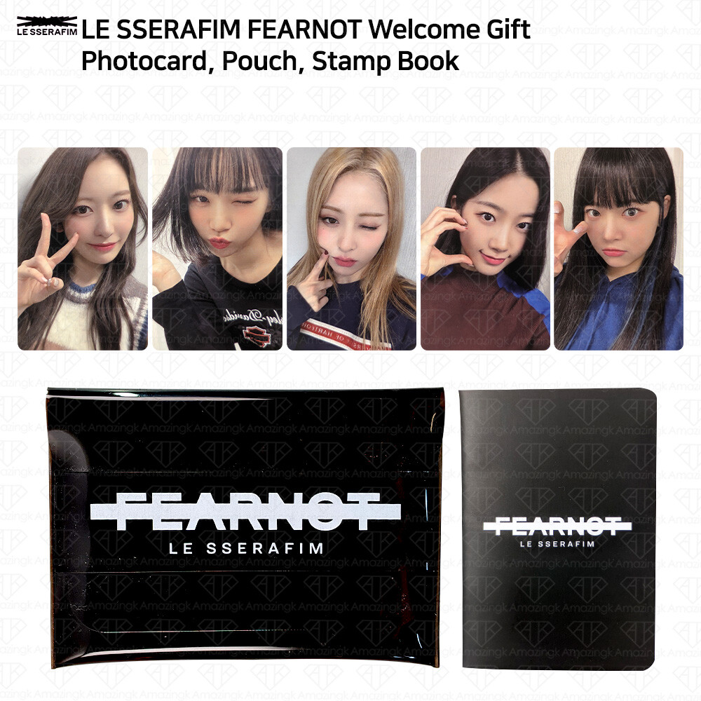 アイドル LESSERAFIM FANCLUB FEARNOT MEMBERSHIP Le Sserafim FEARNOT Membership Welcome Gift Fanclub Kit