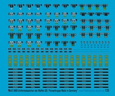 Peddinghaus-Decals 1/35 3069 Uniformabzeichen der Panzertruppe der Elite Verbänd