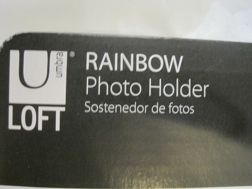 Loft Regenbogen Wandhalterung Foto Gutschein Brief Halter ~ weiß ~ NEU ~ LBDLC - Bild 2 von 2