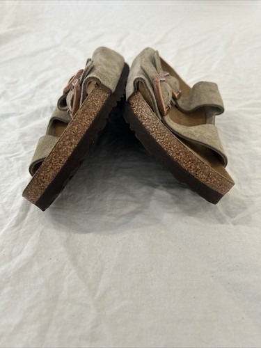 Sandalia Birkenstock Arizona Birko-Flor, Gris, Talla 40 EU 9-9.5 EE. UU. - Imagen 6 de 12