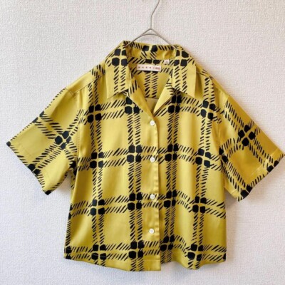 【新品・未使用】UNIQLO+MARNI Uniqlo x Marni Jacket Oversize XXL(US XL) Blue Check Utility