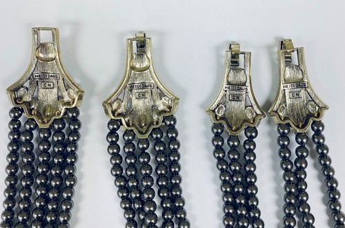 HSN Heidi Daus "Age of Elegance" Simulated Pearls Necklace & Bracelet Set M/L - Picture 5 of 6