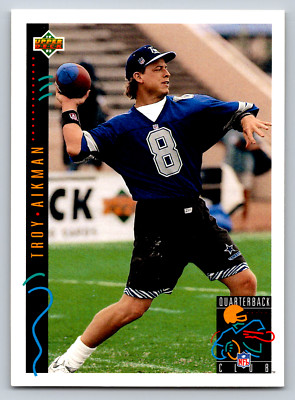 1992 Upper Deck #G22 Troy Aikman Dallas Cowboys Football Card | eBay