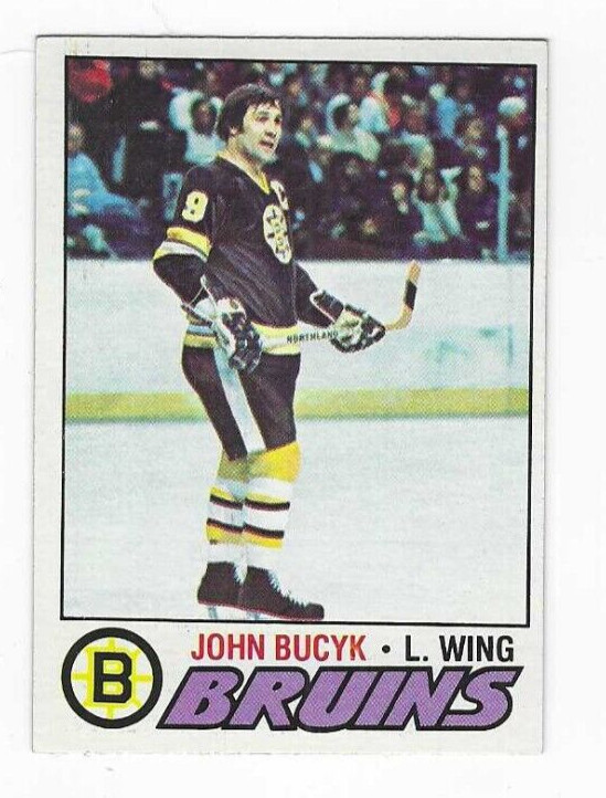1977-78 TOPPS JOHN BUCYK #155 BOSTON BRUINS