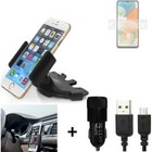 Handyhalterung CD Schlitz Handy-Halter für Samsung Galaxy A23 5G + Ladekabel KF