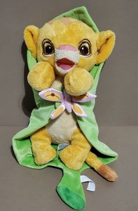 baby simba plush w blanket