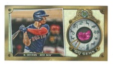 Rafael Devers 2022 Topps Gypsy Queen GQ Gems Minis #GGM12 Insert Card