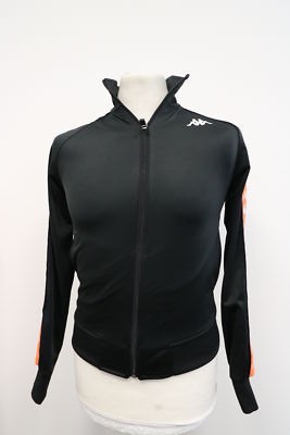 KAPPA Herren Jacke Trainingsjacke Sweatjacke Schwarz Banda Anniston Gr.XS Neu
