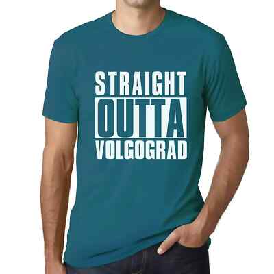 Men's Graphic T-Shirt Straight Outta Volgograd Eco-Friendly Limited Edition