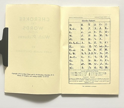 Cherokee Words With Pictures by Mary Ulmer Chiltoskey SC 1972 - Picture 4 of 11
