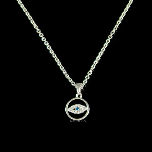 Collane e pendagli di bigiotteria trasparente zircone cubici