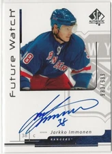 2006-07 SP Authentic Future Watch Auto Rookie #190 Jarkko Immonen 983/999