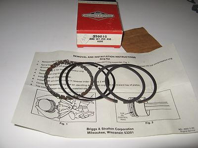 Briggs Stratton engine rings part # 399016 .030''' oversize nos