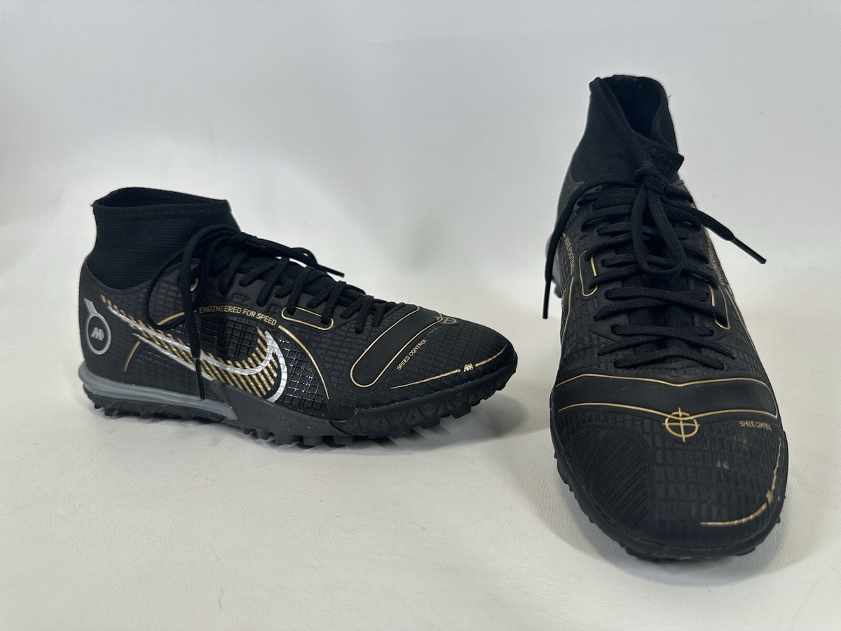 Nike Mercurial ブラック サッカーシューズ NIKE MERCURIAL SUPERFLY 8 CLUB MG/FG BLACK-SILVER SIZE 11.5