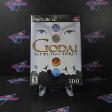 Godai Elemental Force PS2 PlayStation 2 Reg Card AD Complete CIB - See Pics