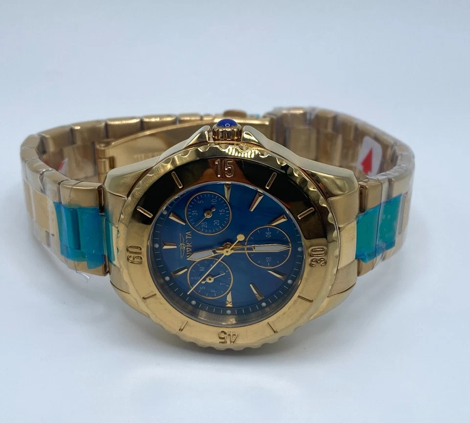 RELOJ INVICTA ANGEL 29108 38mm Japón VH68 Manchas en Chapado SIN CAJA Foto 4 de 4