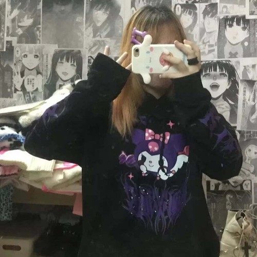 Sanrio Kuromi Y2K Women's Hoodie - Cute & Cozy - Picture 7 of 11