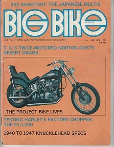 JULY 1973 BIG BIKE vintage motorcycle magazine | eBay