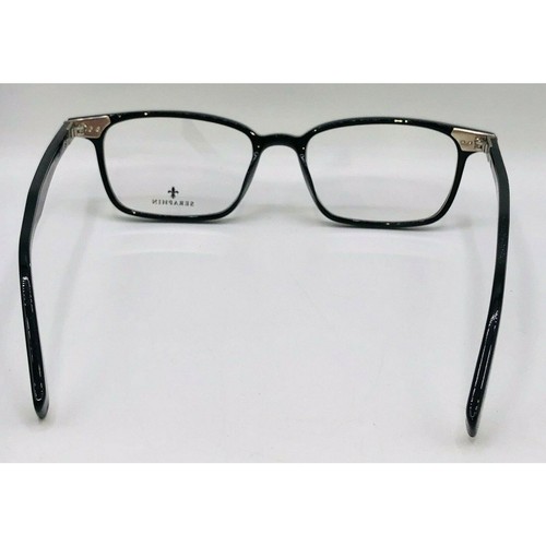Authentic NEW Seraphin Hunter 8523 Black Rectangular Glasses Japan - Picture 2 of 6