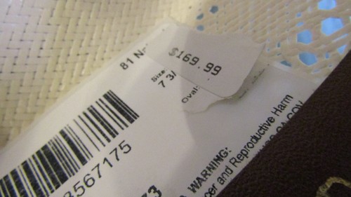 RESISTOL, GEORGE STRAIT, RANGE T ,10X STRAW COWBOY HAT SIZE 7+3/8 , 4+1/4 Brim - Picture 9 of 11