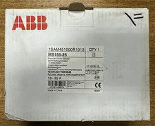 ABB 1SAM451000R1013 MS165-25 MANUAL MOTOR STARTER 18-25A **NEW IN BOX**