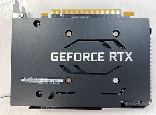 MSI RTX GeForce 3060 AERO ITX 12GB Graphics Card (For Parts, Not Working) - 第 2/4 張圖片