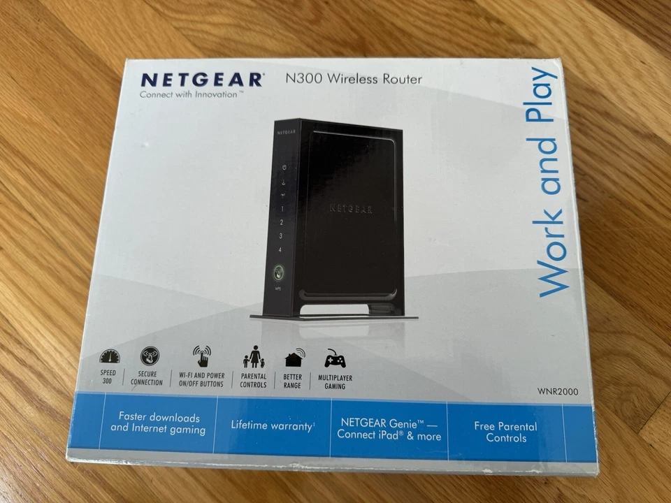 Netgear N300 Wireless Router WNR2000 - Image 3 of 3