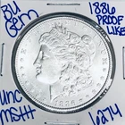 1886 BU UNCIRCULATED MORGAN SILVER DOLLAR AUTHENTIC U.S. MINT FREE SHIPPING 6274