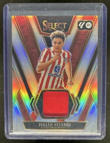 2025-26 Panini Select La Liga Julian Alvarez Silver Prizm Jersey #5