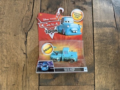 Disney Pixar Cars Toon Tokyo Mater With Oil Stains Mattel Deluxe