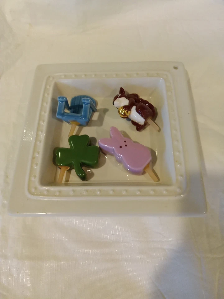 Soporte para servilletas Nora Fleming M8 retirado con 4 minis retirado  Foto 2 de 4